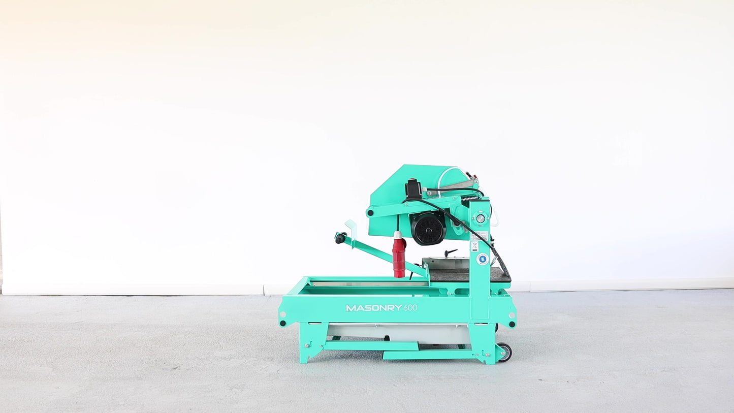 Masonry 600 | Water-Cooled Saw | Three-phase 400V/50Hz 4kW - CLM Construction Supplies Ltd