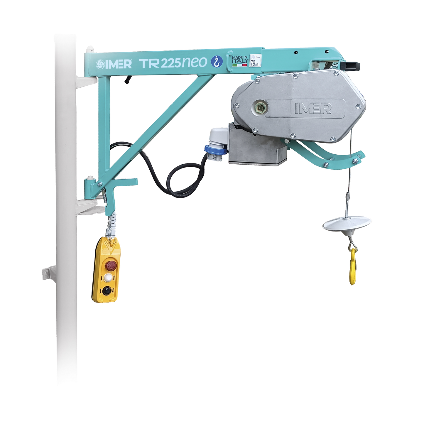 Buy Scaffold Hoist 200KG UK | IMER TR225 NEO 110V | Complete with Attachment Pole - CLM Construction Supplies Ltd