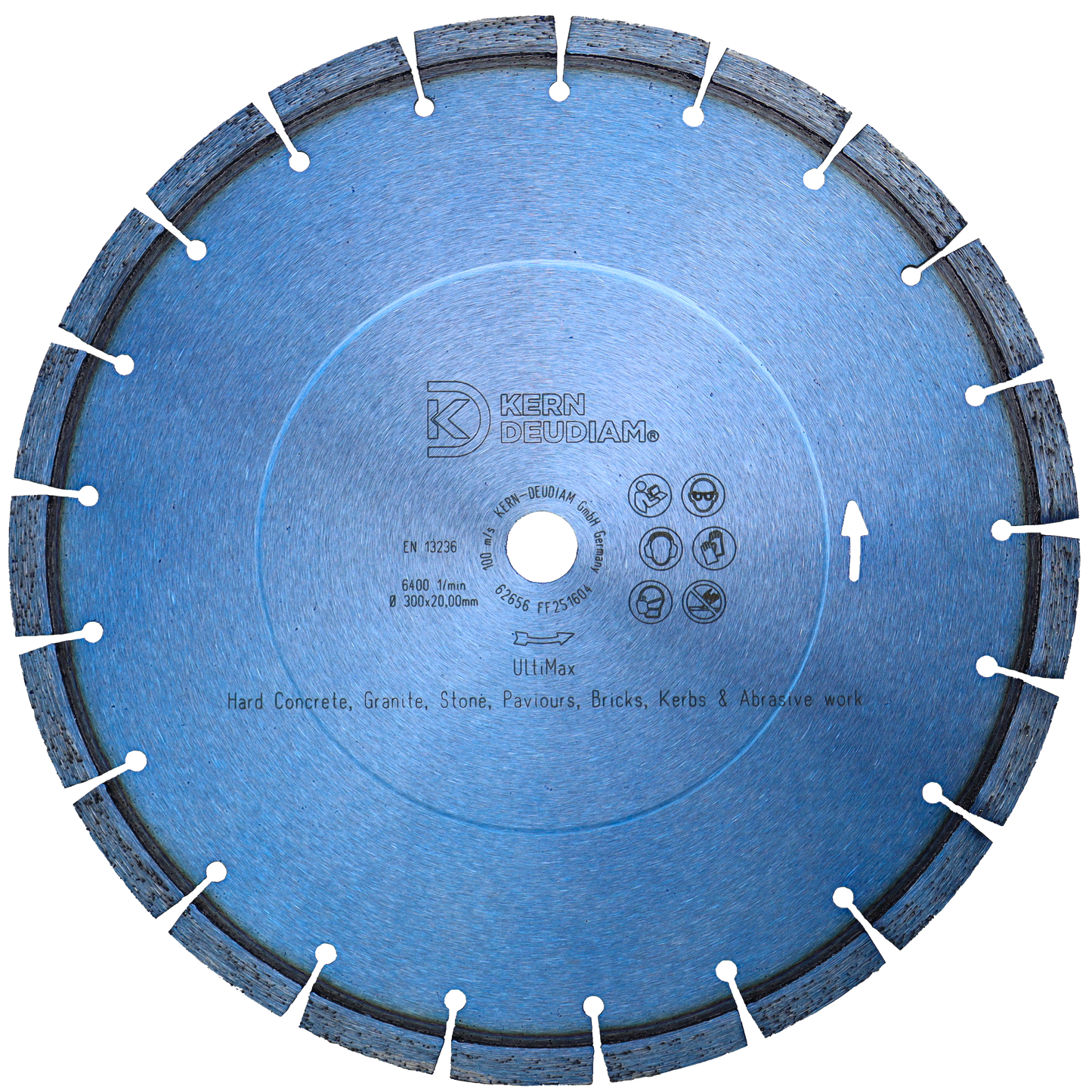 UltiMax Diamond Blade | Kern-Deudiam | 300mm - CLM Construction Supplies Ltd