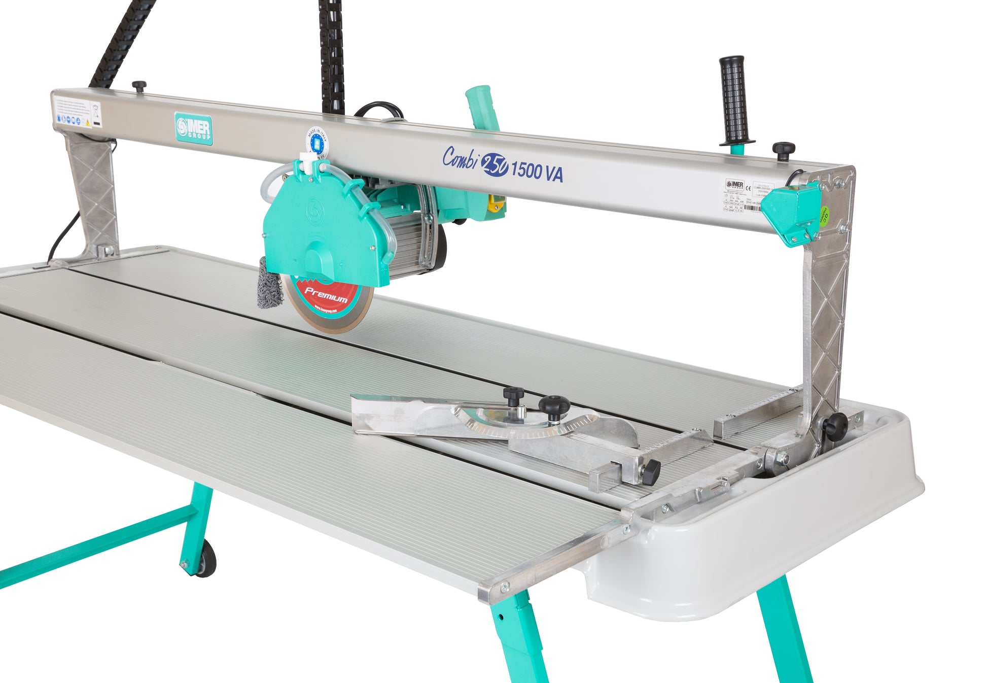 Electric Wet Tile Cutter | IMER Combi 250/1500mm | 110V - CLM Construction Supplies Ltd