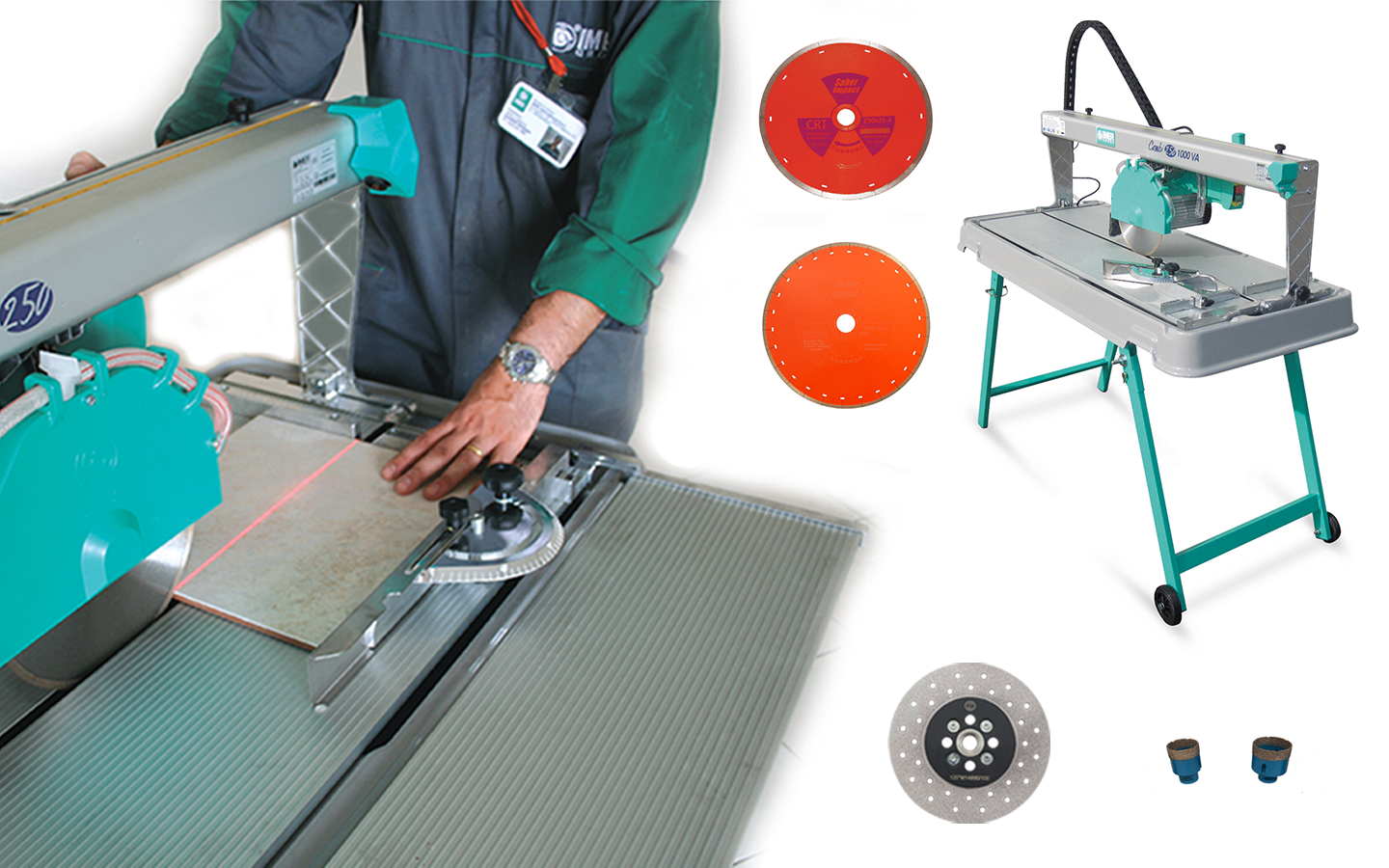 Professional Tile Cutting Set | IMER Combi 250/1000mm