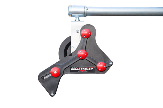 Securpulley Gin Wheel with Straight Arm | Securpulley - CLM Construction Supplies Ltd