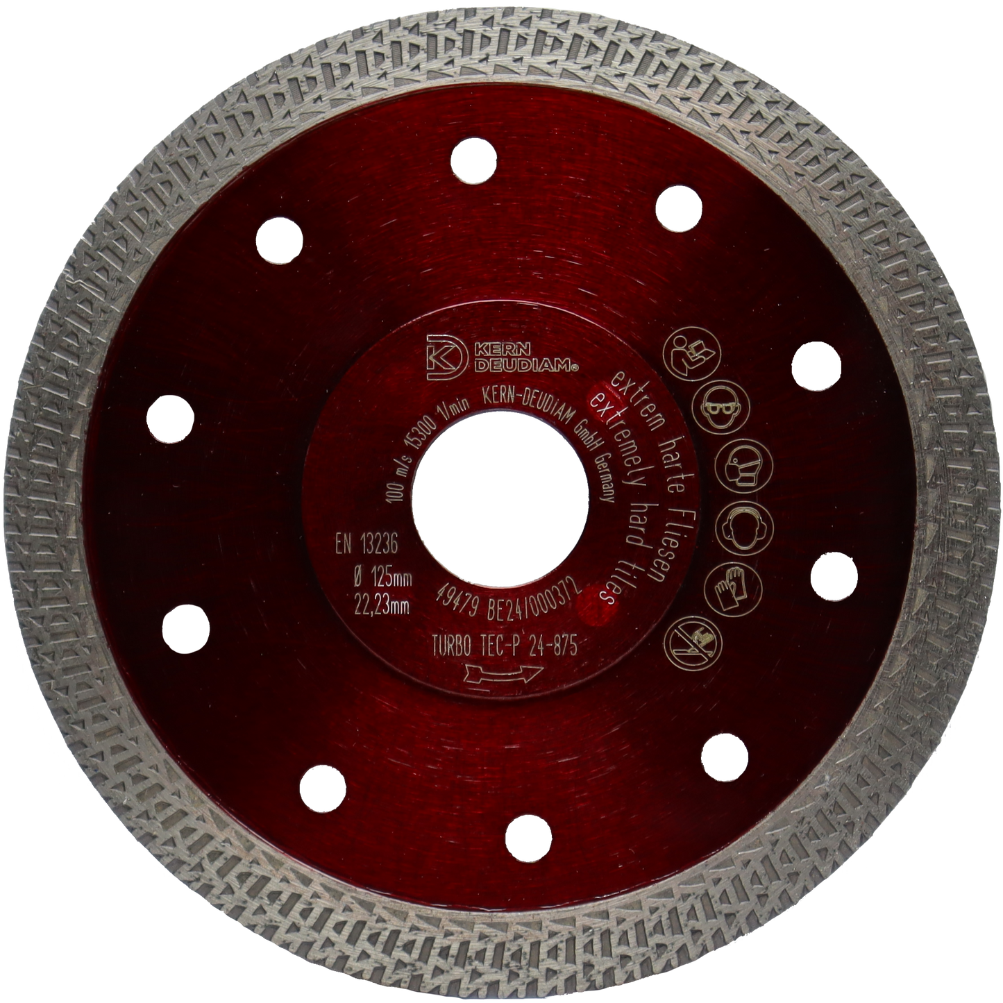 Turbo Tec P Diamond Blade | Kern-Deudiam | 115mm - 125mm - CLM Construction Supplies Ltd