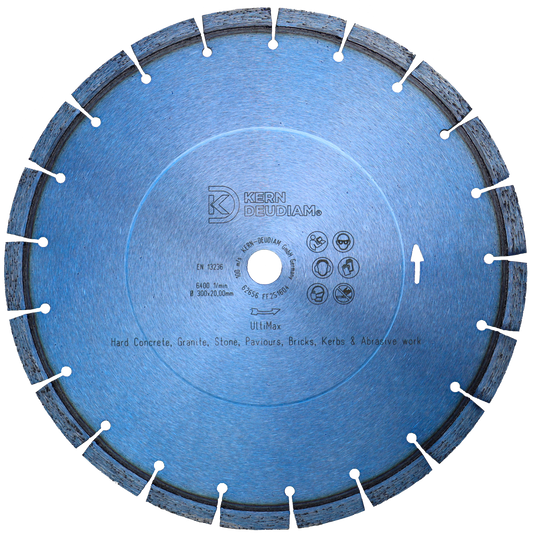 UltiMax Diamond Blade | Kern-Deudiam |  300mm - CLM Construction Supplies Ltd
