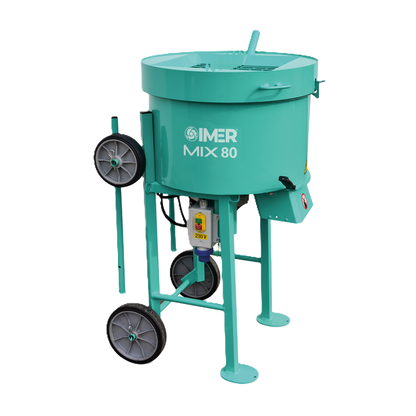 Resin Mixer 80L | Forced Action Mixer | IMER Mix 80Lwith iDust Grid 230V - CLM Construction Supplies Ltd