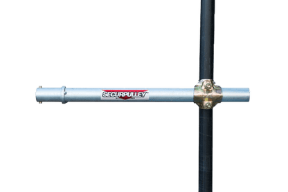 Securpulley Gin Wheel with Swivel Arm, Straight Arm & Polypropylene Rope | Securpulley - CLM Construction Supplies Ltd